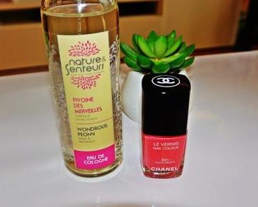BEAUTE Mon eau de cologne est un bouquet de pivoine