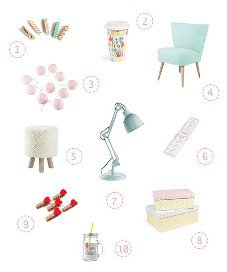 Wishlist déco pastel