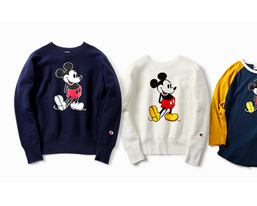 BEAMS x CHAMPION FALL WINTER 2015/16 = MICKEY MOUSE