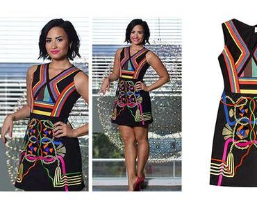 DEMI LOVATO : In Peter Pilotto dress