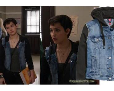 SCREAM : Audrey (Bex Taylor-Klaus) with an H&amp;M denim jacket in s1ep7