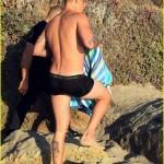 EXCLUSIVE: Justin Bieber seen chilling out at the beach in Malibu