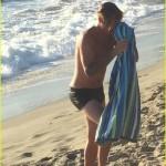 EXCLUSIVE: Justin Bieber seen chilling out at the beach in Malibu