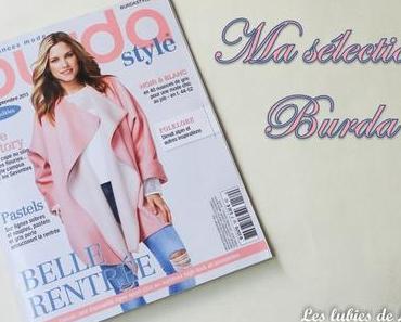 Ma sélection Burda de septembre