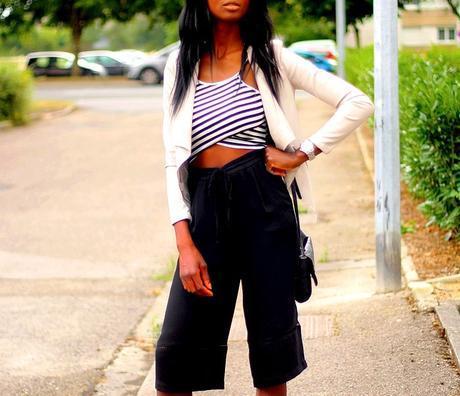 Jupe culotte et crop top