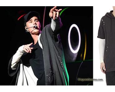 STYLE : Justin Bieber at billboard 100 fest with a R13 hoodie