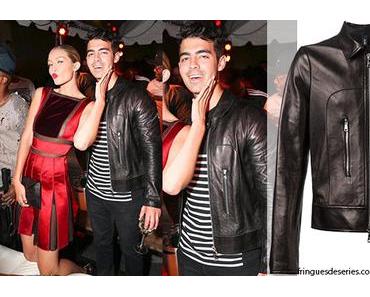 STYLE : Joe Jonas in Giorgio Brato leather jacket