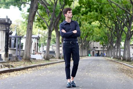 BLOG-MODE-HOMM_Preppy_Paris_churchs_mocassins-cuir_pull-asymetrique-ikks_darkshadow_chino-imprime-motif-geometrique-mensfashion-style-français-masculin