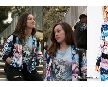 FEAR THE WALKING DEAD : Alicia Clark (Alycia Debnam-Carey) with an Adidas originals jacket in s1ep01