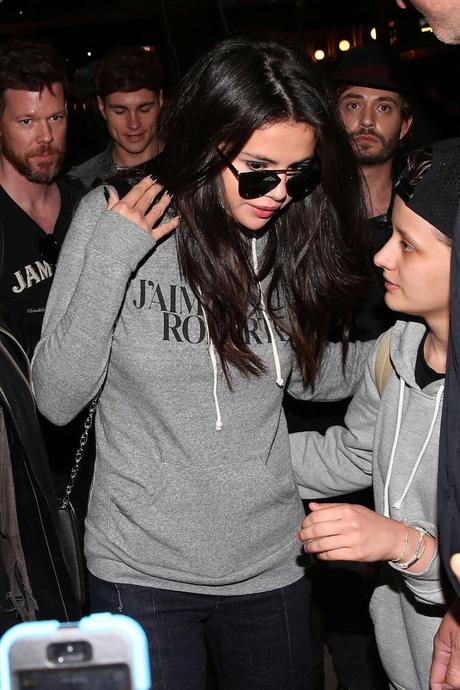 Selena Gomez, gare du Nord, Paris, 25/9/2015