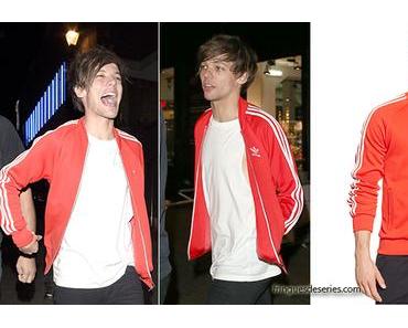ONE DIRECTION : Louis Tomlinson in Adidas jacket