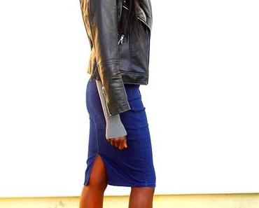 La jupe crayon en jeans
