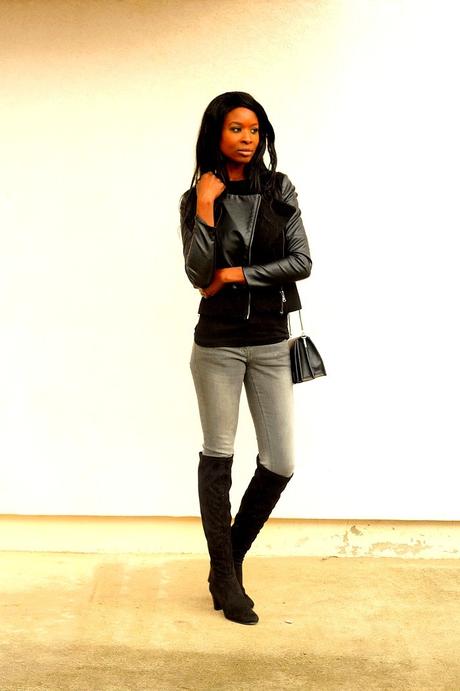 Les cuissardes en daim - Over the knee boots