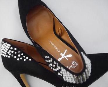 {DIY Chaussures} Talons à strass