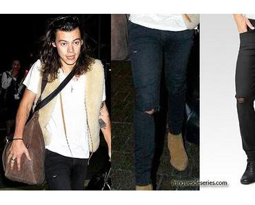 One Direction : Harry Styles with  Paige Denim skinny jeans