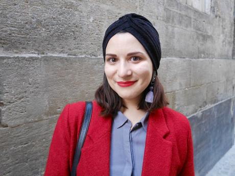 turban femme noir stradivarius