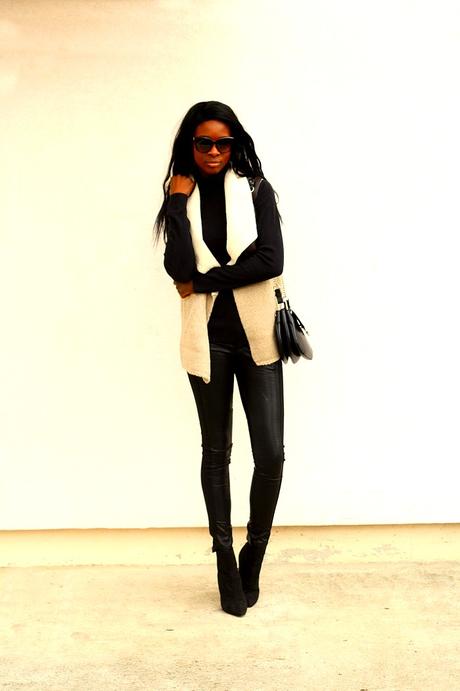 gilet-col-mouton-pantalon-cuir