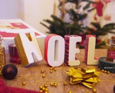 {DIY Décoration} Lettres de Noël en ciment