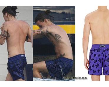 STYLE : Harry Styles with Vilebrequin swimshorts