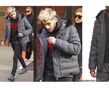 STYLE : Zayn Malik in Moncler jacket