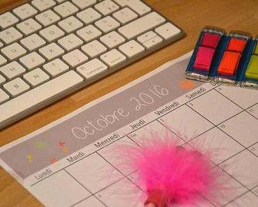 Free printable - Calendrier 2016 !