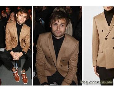 TOPMAN : a camel blazer for Douglas Booth
