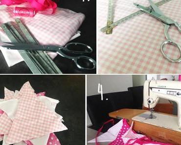 Diy fanion tissu