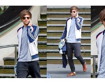 STYLE : Louis Tomlinson in ADIDAS ORIGINALS and SANDRO