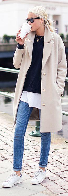 Tendances : manteau blanc