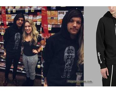 ONE DIRECTION : Louis Tomlinson in a Haculla sweater