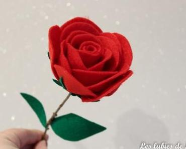 Une vraie fausse rose pour la Saint Valentin {DIY}