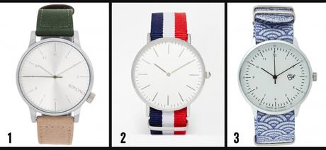 blog mode homme leblogdemonsieur selection montres kenzo fossil timex asos komono cheapo