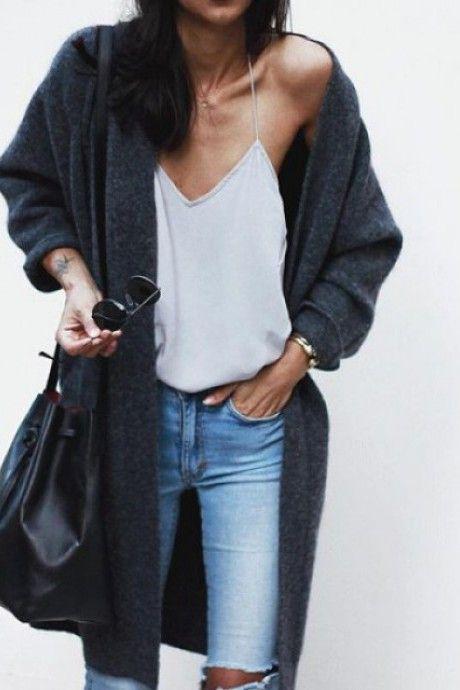 Street Style : tenues réconfortantes et looks « cozy »