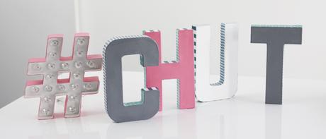 DIY Lettres cartonnées