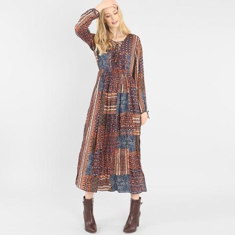 5 TENDANCES MODE PRINTEMPS – ETE 2016 ROBE LONGUE STYLE FOLK