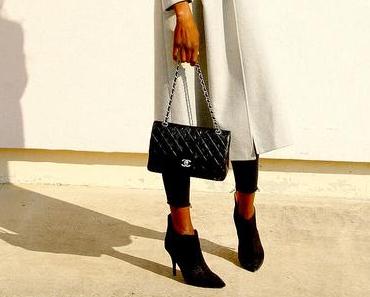 Maxi manteau et boots leopard