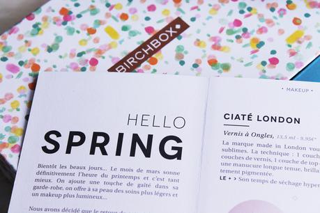 hello spring box mars 2016