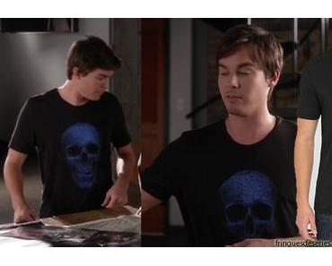 PRETTY LITTLE LIARS : Caleb with a The Kooples t-shirt in s6ep20