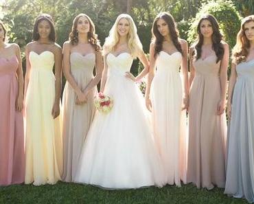 Une Groupe de Robe de Demoiselle d’Honneur en 6 Styles