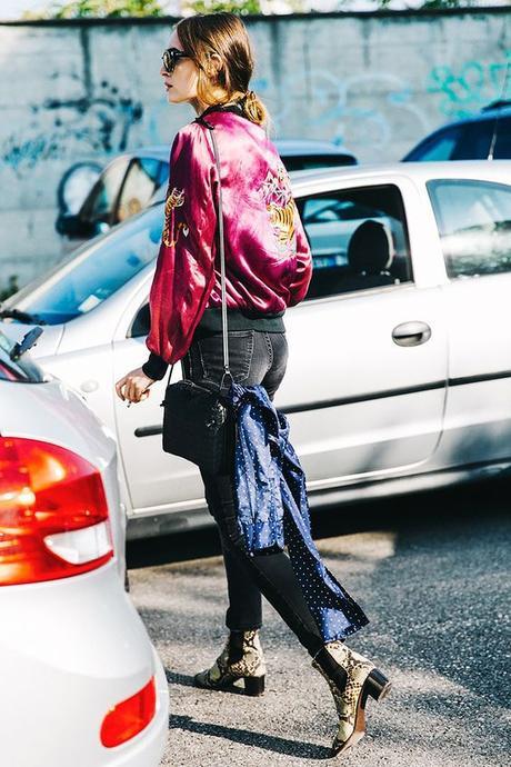 Street Style : l’allure décontractée du bomber