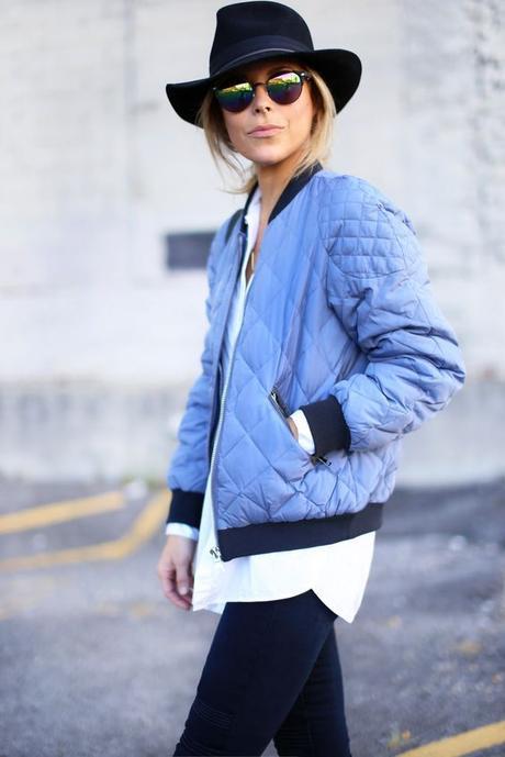 Street Style : l’allure décontractée du bomber