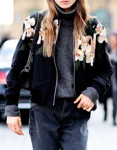 Street Style : l’allure décontractée du bomber