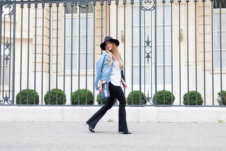 cool outfit in denim look jean