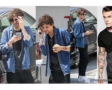 ONE DIRECTION : Louis Tomlinson in Religion tee