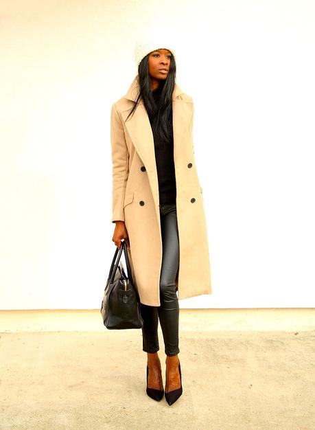 blog-mode-sac-celine-mini-luggage-manteau-camel-legging-cuir-escarpins-asos-bonnet-beige