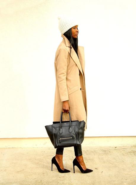 blog-mode-sac-celine-mini-luggage-manteau-camel-legging-cuir-escarpins-asos-bonnet-beige