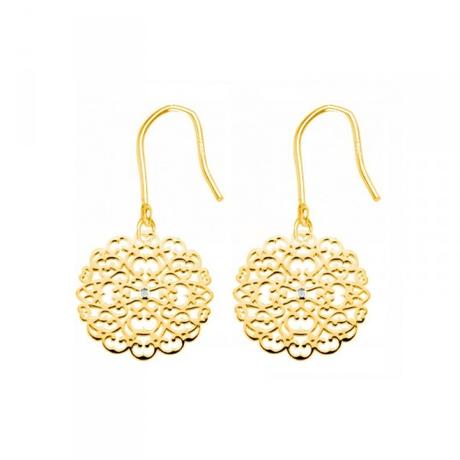 Boucles-d'oreilles-argent-925-plaqué-Or-jaune--diamants-