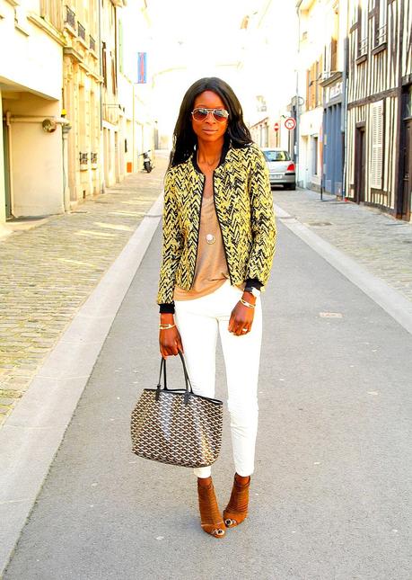 bomber-zara-sac-goyard-saint-louis-lunettes-rayban-aviateur-slim-blanc-montre-larssonandjennings