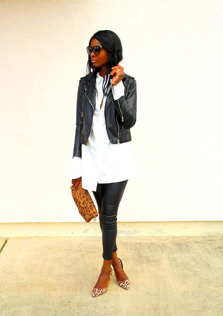 style-blog-perfecto-zara-mango-chemise-blanche-longue-escarpins-leopard-sac