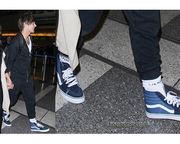 ONE DIRECTION : Louis Tomlinson at Lax with blue VANS